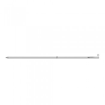 Kirschner Wire Drill Trocar Pointed - Round End Stainless Steel, 16 cm - 6 1/4" Diameter 1.2 mm Ø